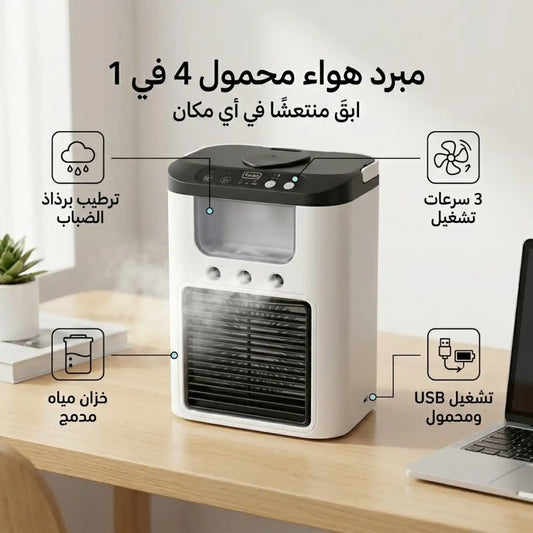 ULTRACOOLER مبرد هواء مع خزان ماء ومرطب