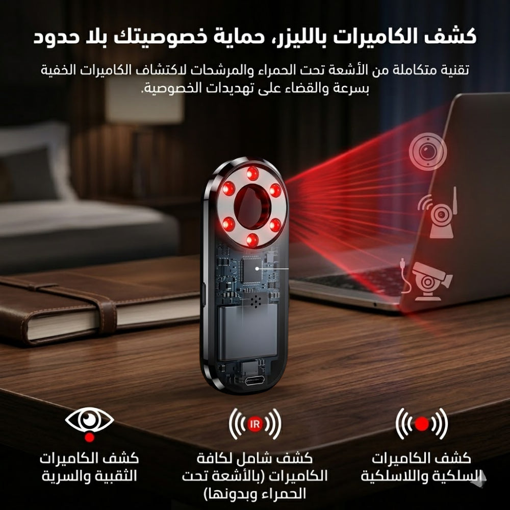 Spy Detector - كاشف كاميرات خفية و مشوش لأجهزة التتبع