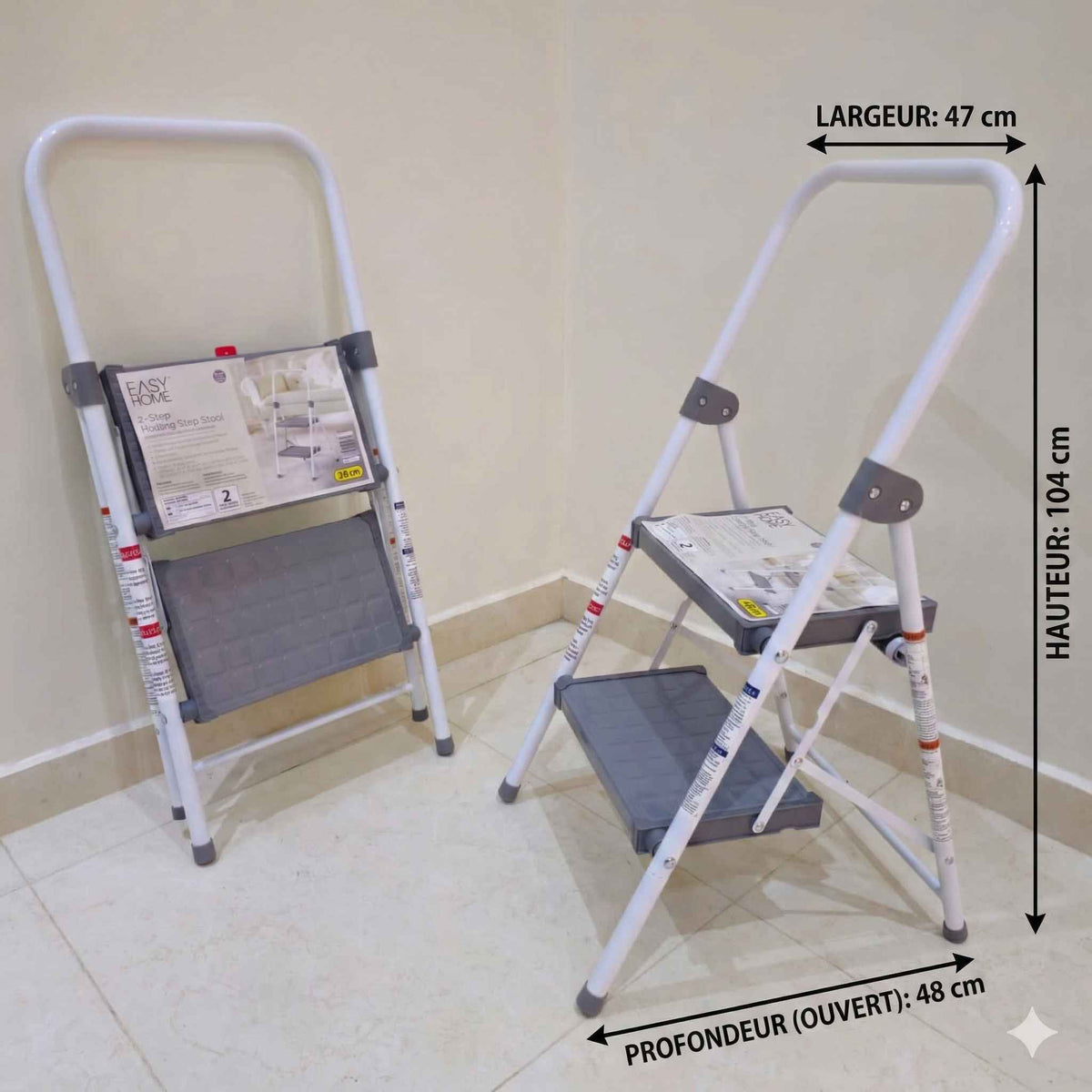FOLDING STEP STOOL السلم المنزلي القابل للطي